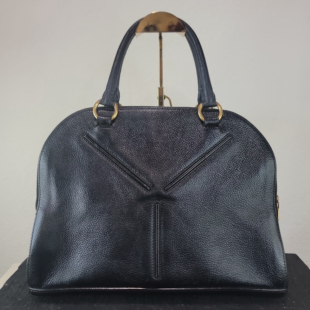 YSL YVES SAINT LAURENT Rive Gauche Lambskin 32 tote